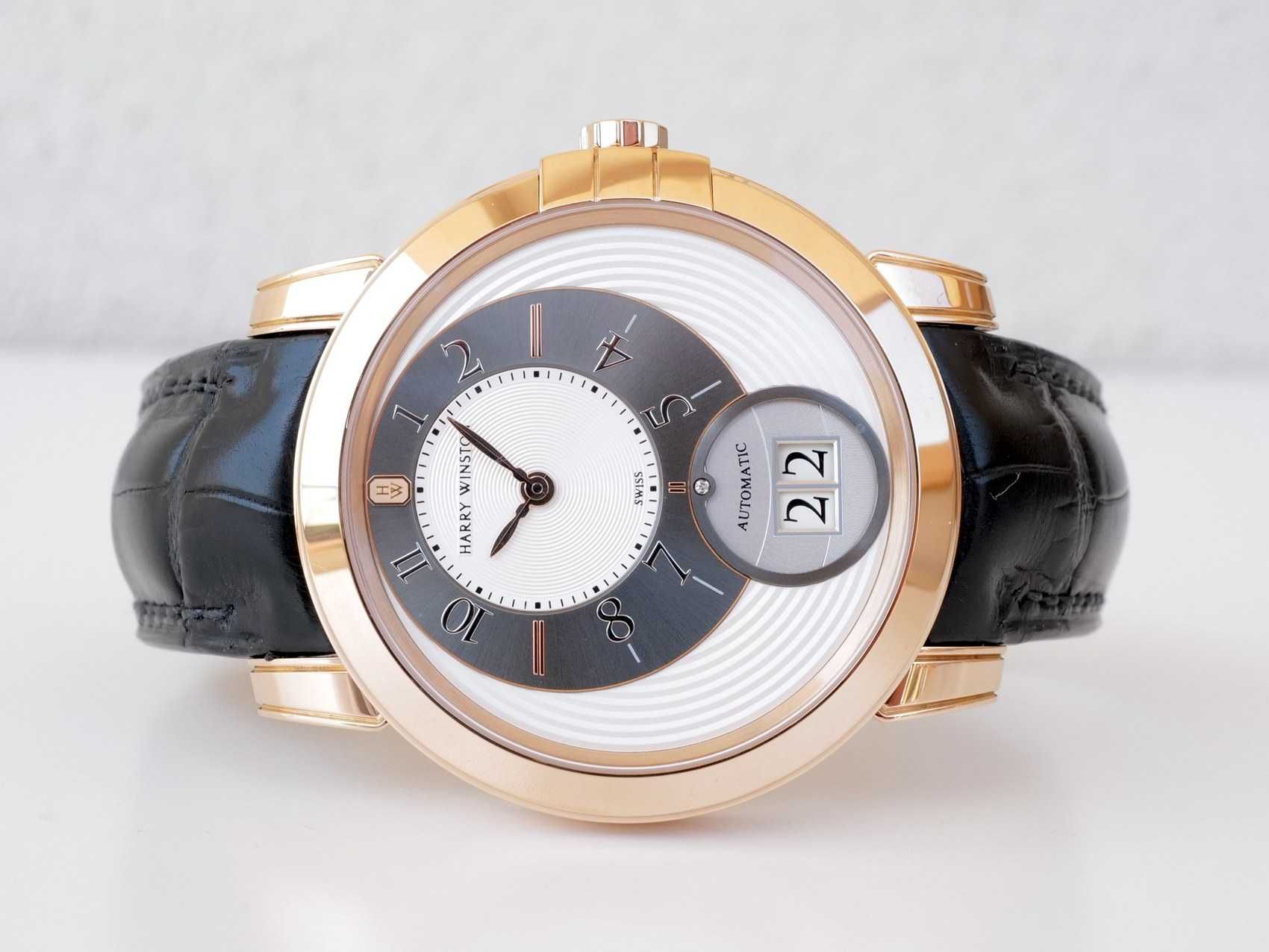Harry Winston Midnight Big Date 18K Rose Gold 42mm