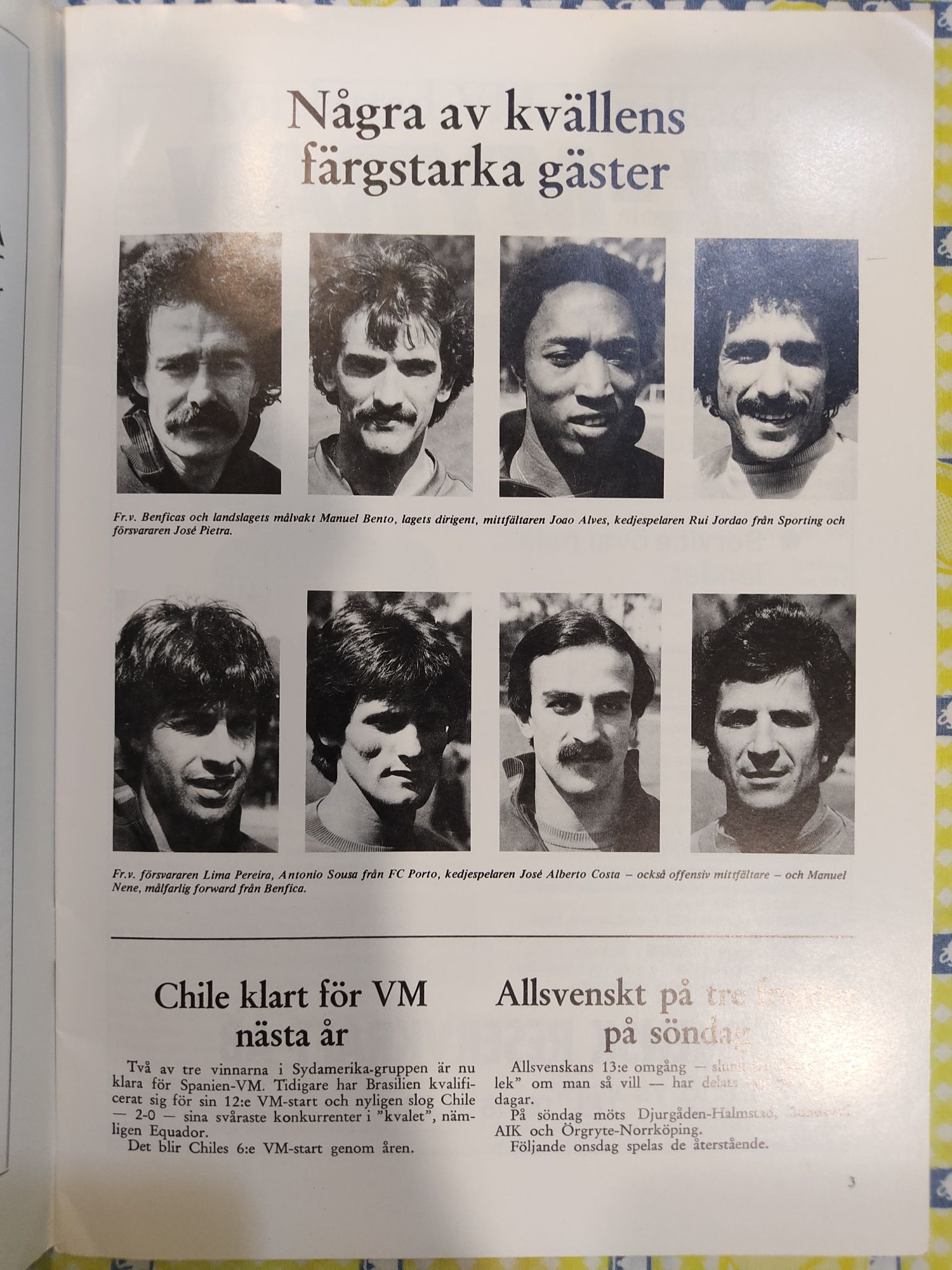 Programa Suécia Portugal 1981