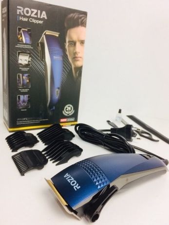 Профессиональная машинка для стрижки волос Rozia HQ-257 Pro + Ножницы