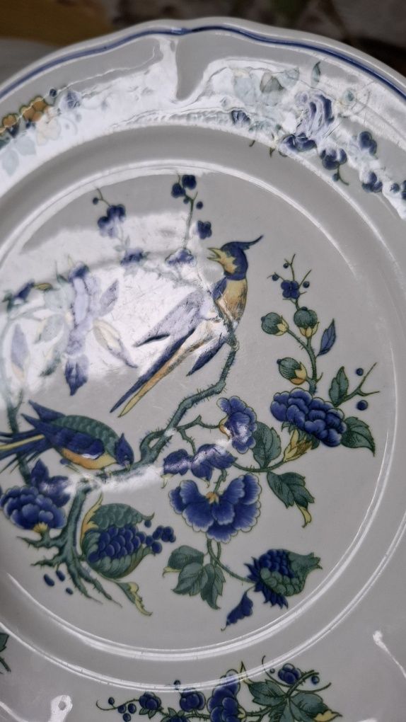 Villeroy&Boch Phoenix Blau Виллерой феникс. Набор посуды для завтрака.