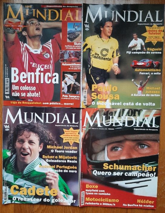 Revistas MUNDIAL - 1996 e 1997 - Atenção Colecionadores