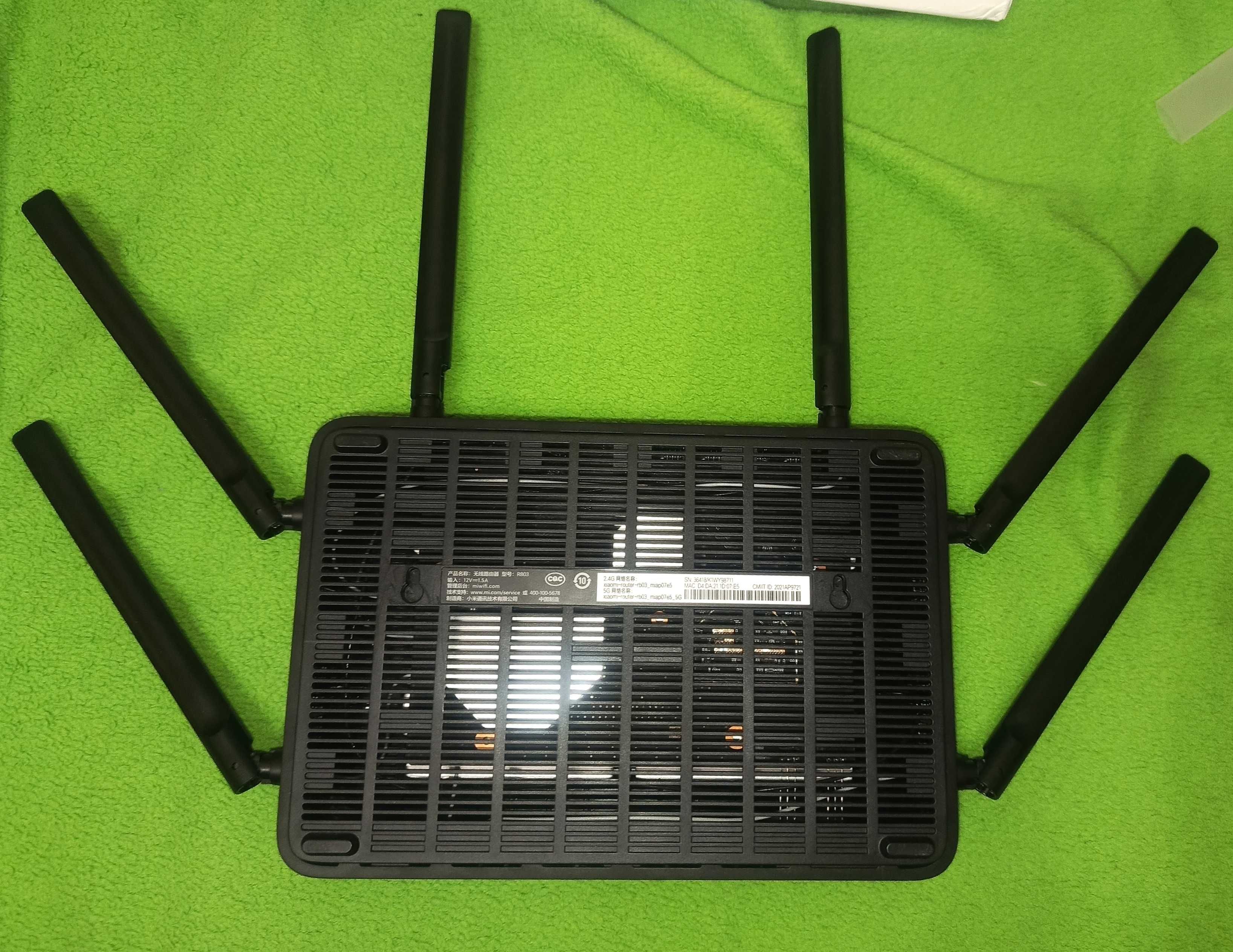Xiaomi Redmi AX6S/AX3200 з WiFi6 на OpenWRT 160Мгц 4х1Гбіт/с LAN/WAN