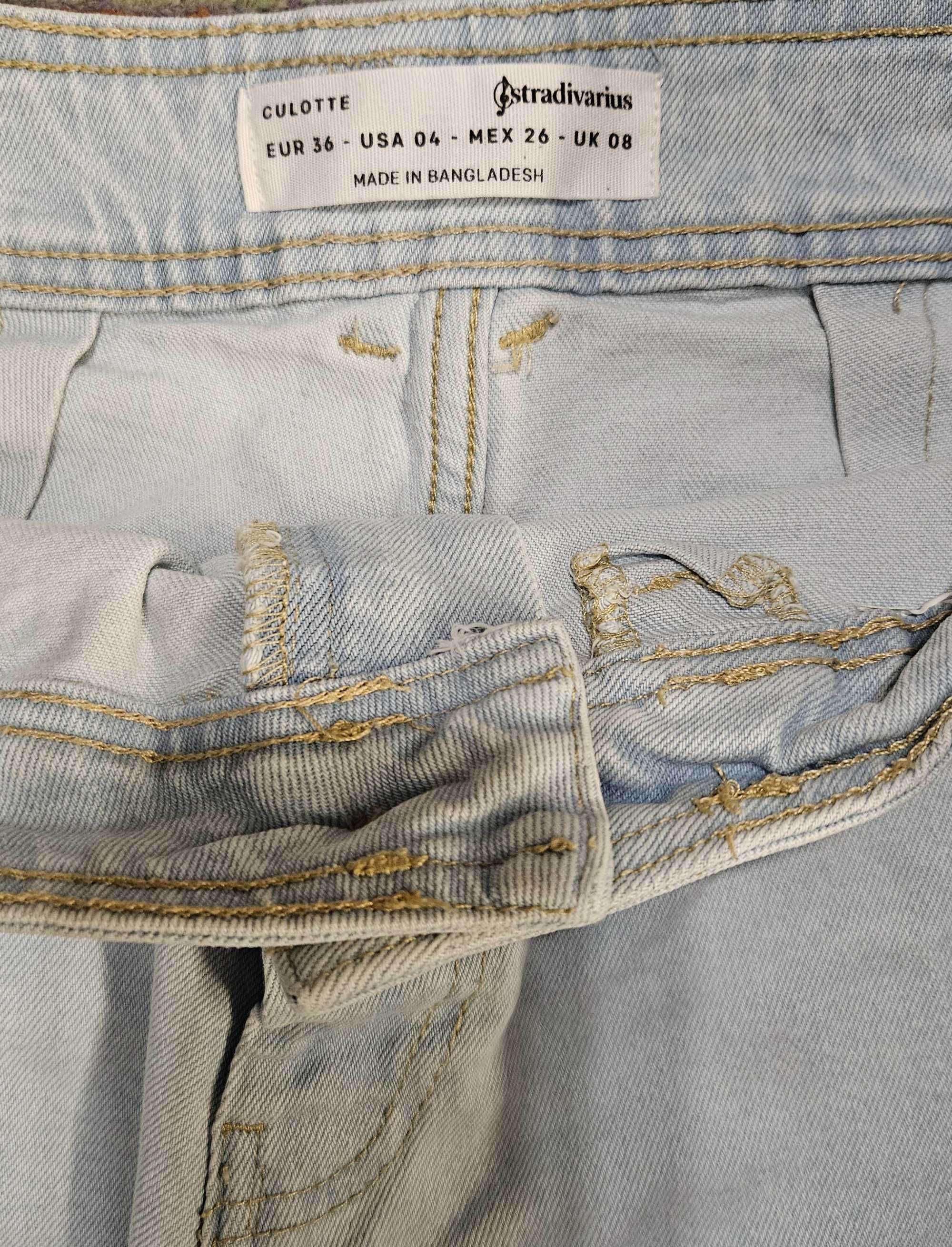 Jeans culotte Stradivarius rozm.36