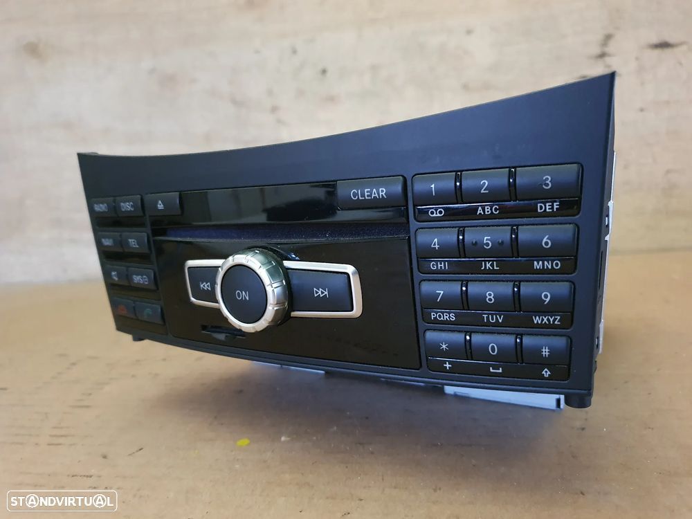 Rádio original sat-nav / telefone - mercedes w212 - e220 - e250 - e30