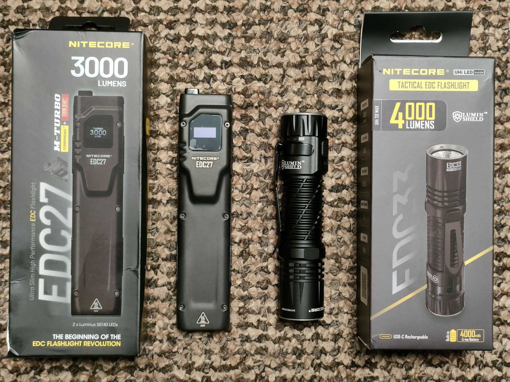 Nitecore EDC27 UHi EDC29 та EDC33 ліхтарі карманні ручні ТОП якість!