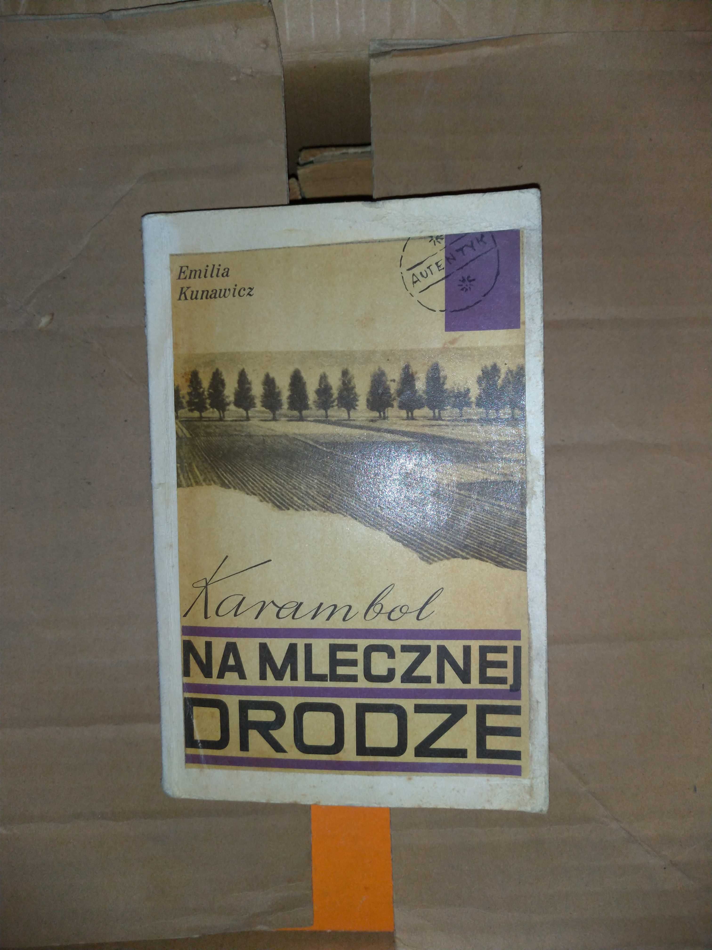 Книга/Książka «Karambol na mlecznej drodze», Emilia Kunawicz, 1970