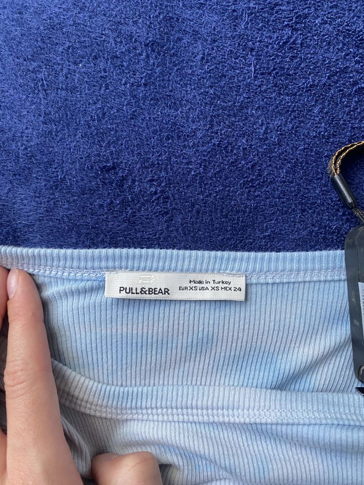 Błękitna / Niebieska sukienka Pull&Bear XS