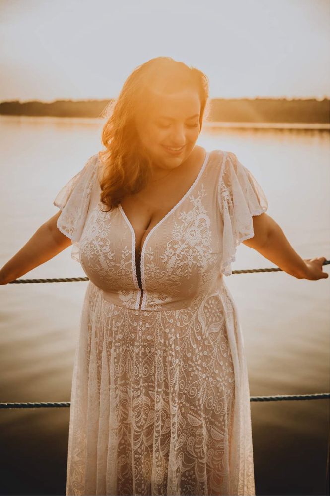 Suknia ślubna Marta Trojanowska PLUS SIZE BOHO