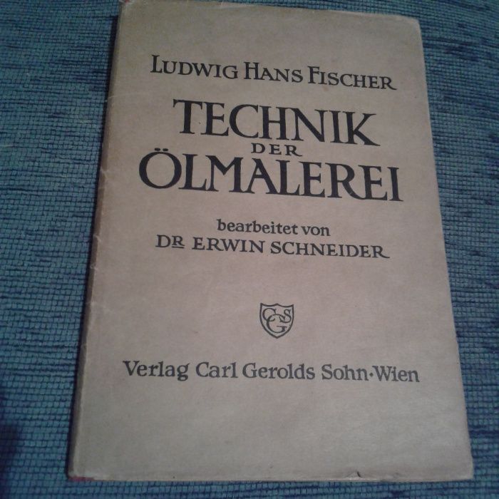 Technika malarstwa książka po niemiecku Fischer 1925