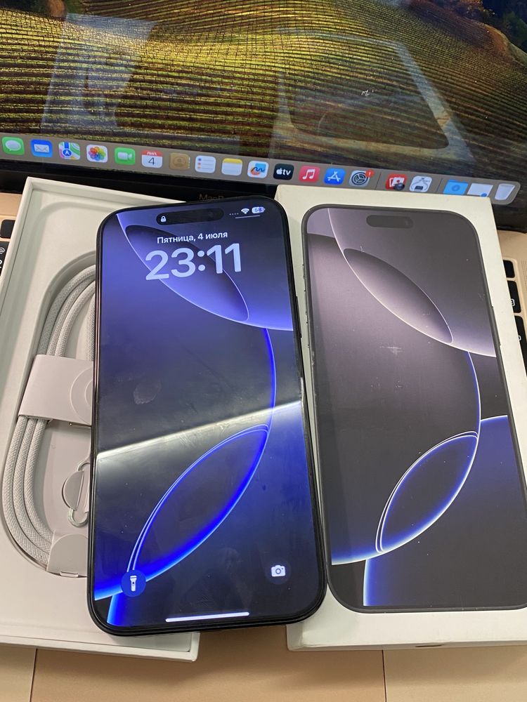 Продам iphone 16 pro max 256gb айфон 16 про макс 256гб как новий 100%