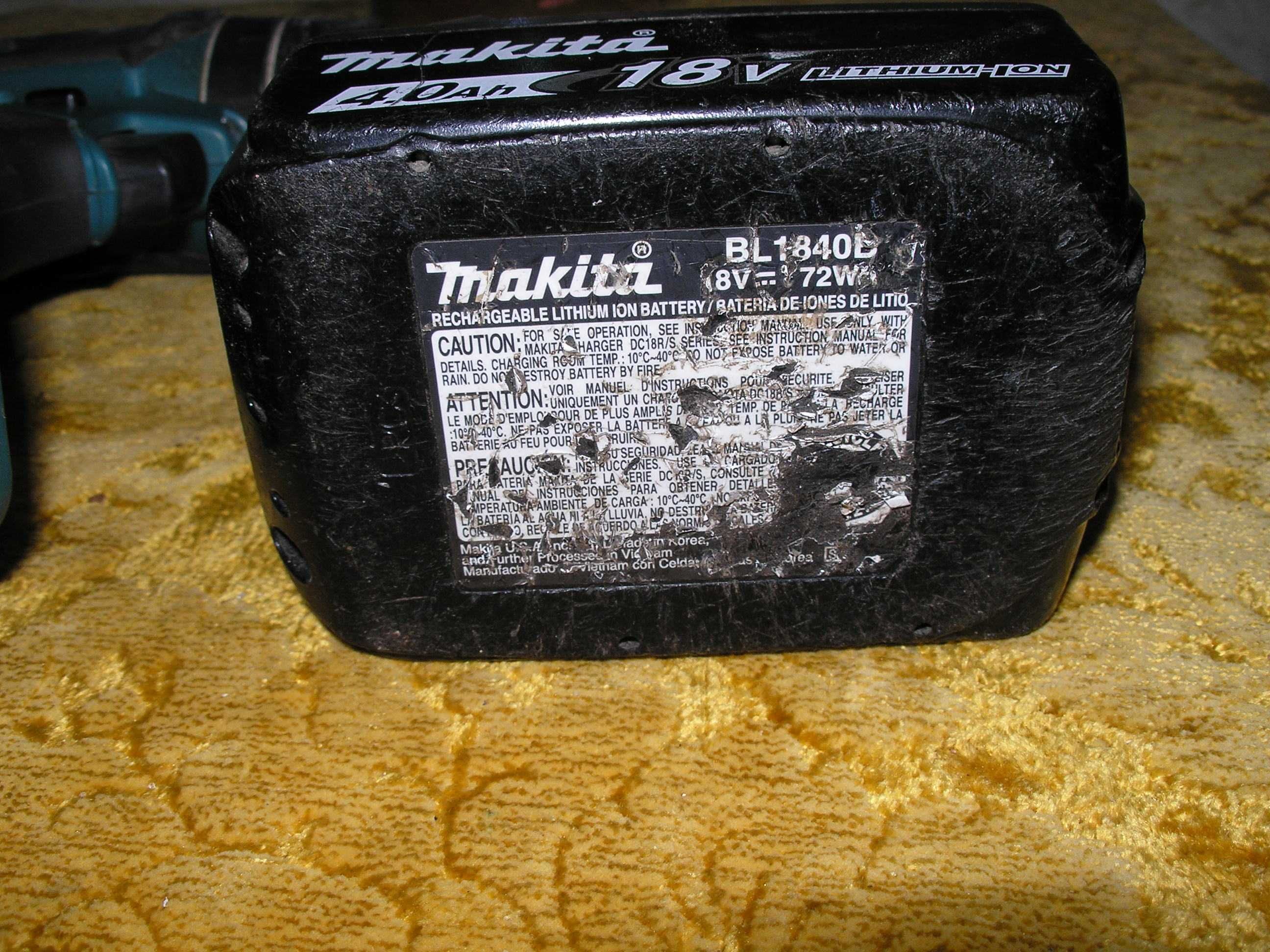 акумулятор до шуруповерта MAKITA 18 вольт.