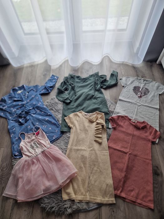 H&M Paka ubranek firmowych dla dziewczynki 122-140