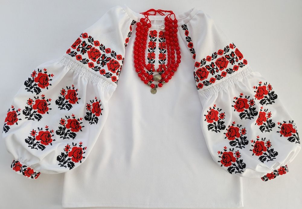 104 -146 Вишита сорочка вишиванка на дівчинку