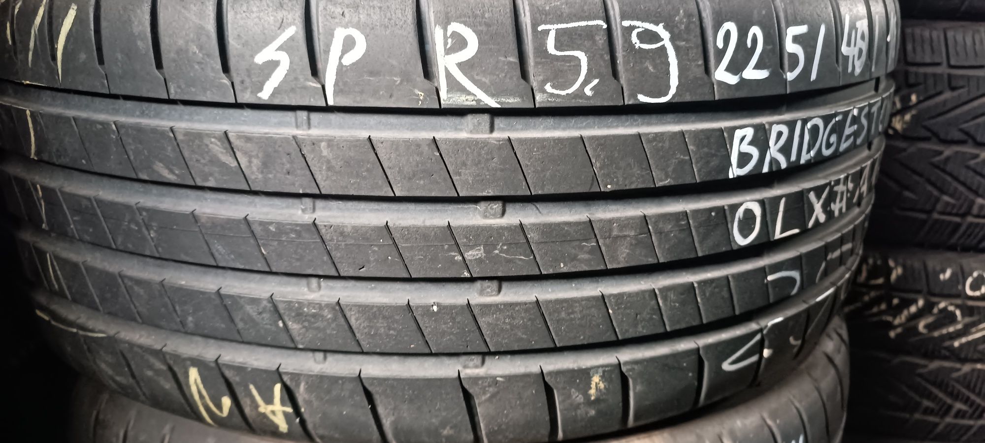 Opony letnie Bridgestone 225/40/18 Jarbet #A145