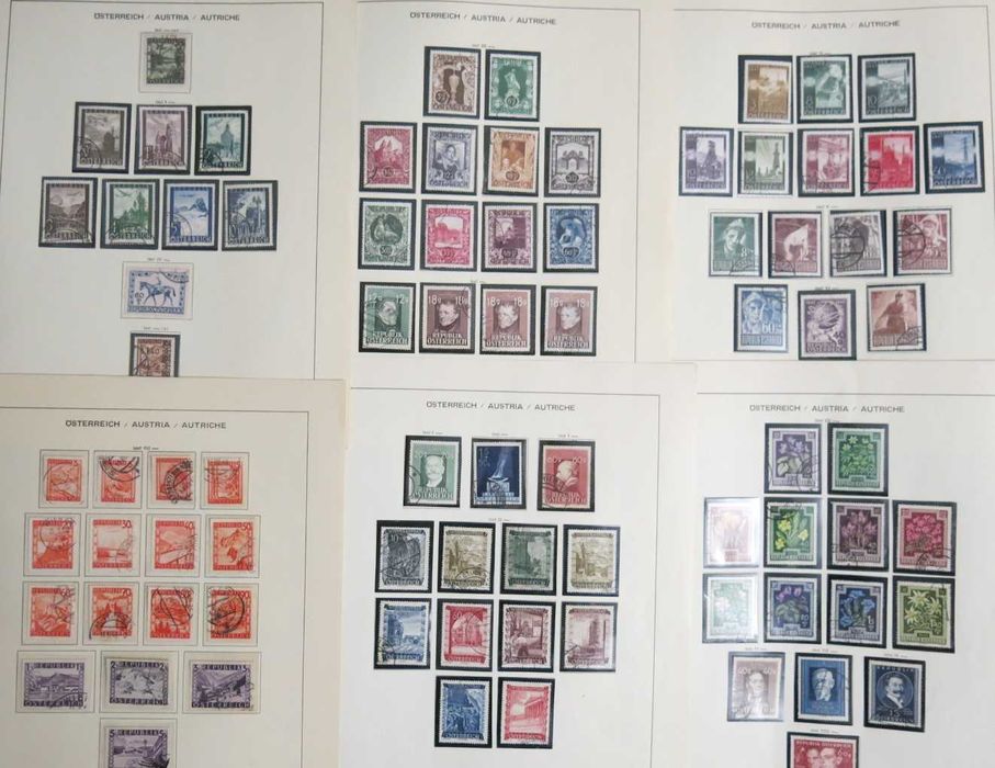 Kolekcja znaczków Austria 1949-72, katalog ok. 800 euro.