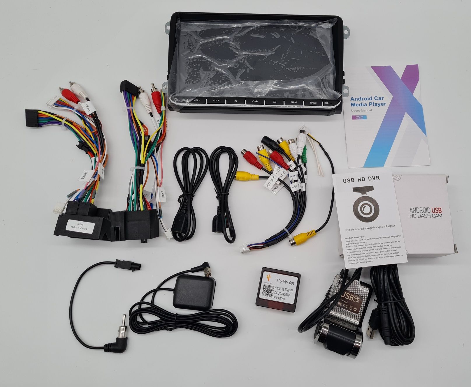 Radio samochodowe 9 cali Android 13 2GB/64GB VW SKODA SEAT A3684