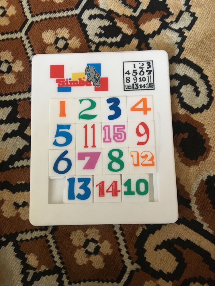 Умные кубики+тренажер для письма для детей от 4 до 9 лет. Пятнашки