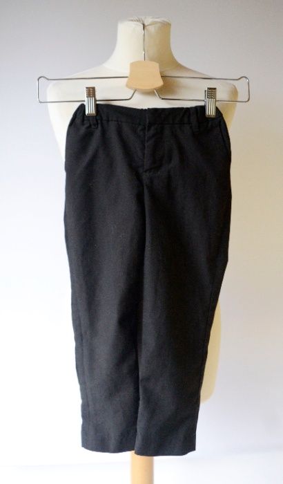 Spodnie Czarne H&M Garnitur 110 cm 4 5 lat Eleganckie Wizytowe Czerń