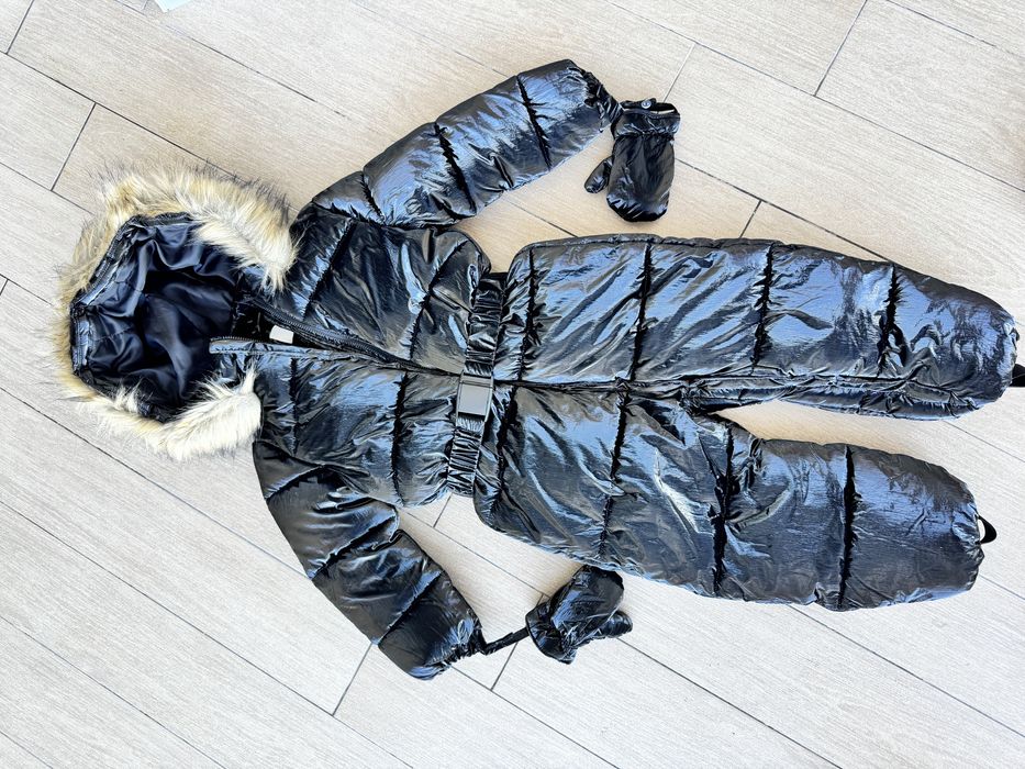 Комбінезон зимовий reserved zara шапка