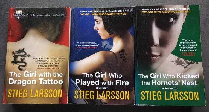 Stieg Larsson - Millennium Trilogy - 3 books - j. angielski