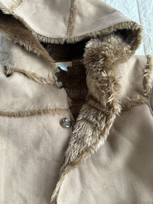 Стильна штучна дитяча дублянка на 2-3 роки тепла 92-98 см