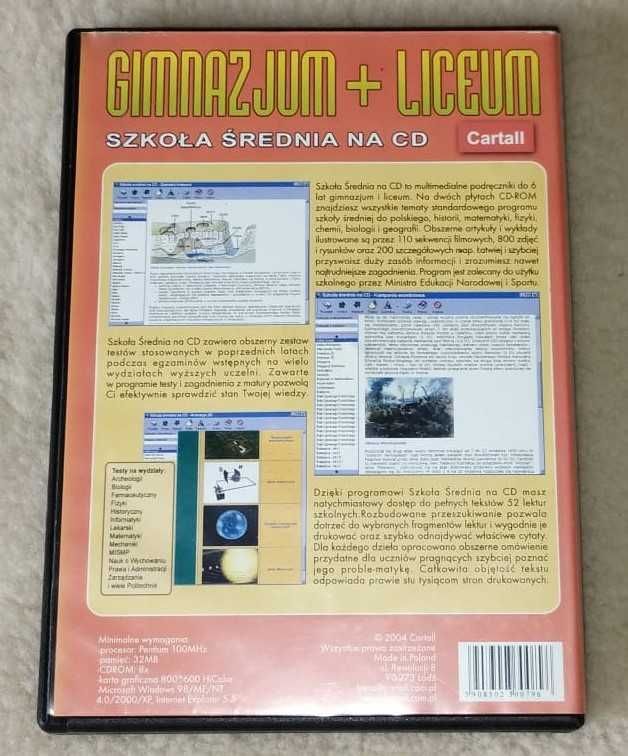 Atlas świata Pwn,Poczet Królów Polskich,gimnazjum + liceum, cd, płytka