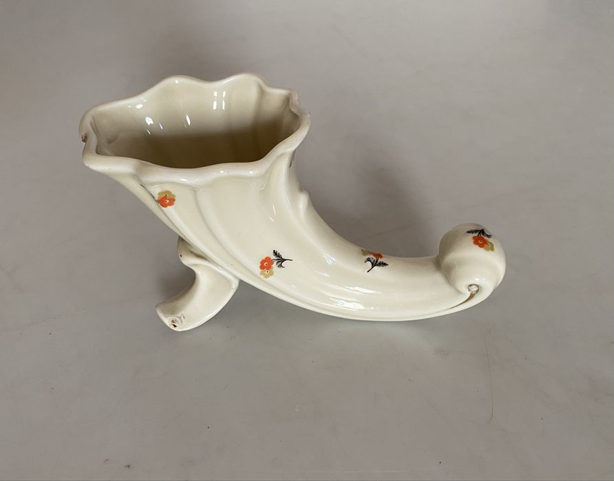 Przedwojenny Ćmielów wazon róg obfitości