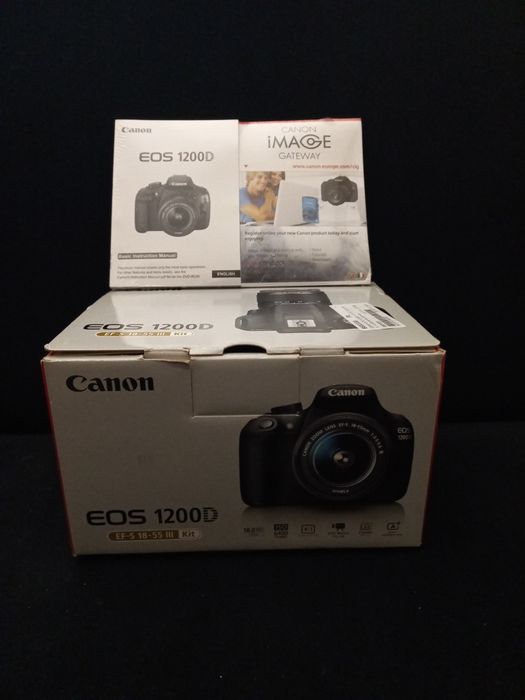 Pudełko po aparacie canon eos 1200D + instrukcja gratis