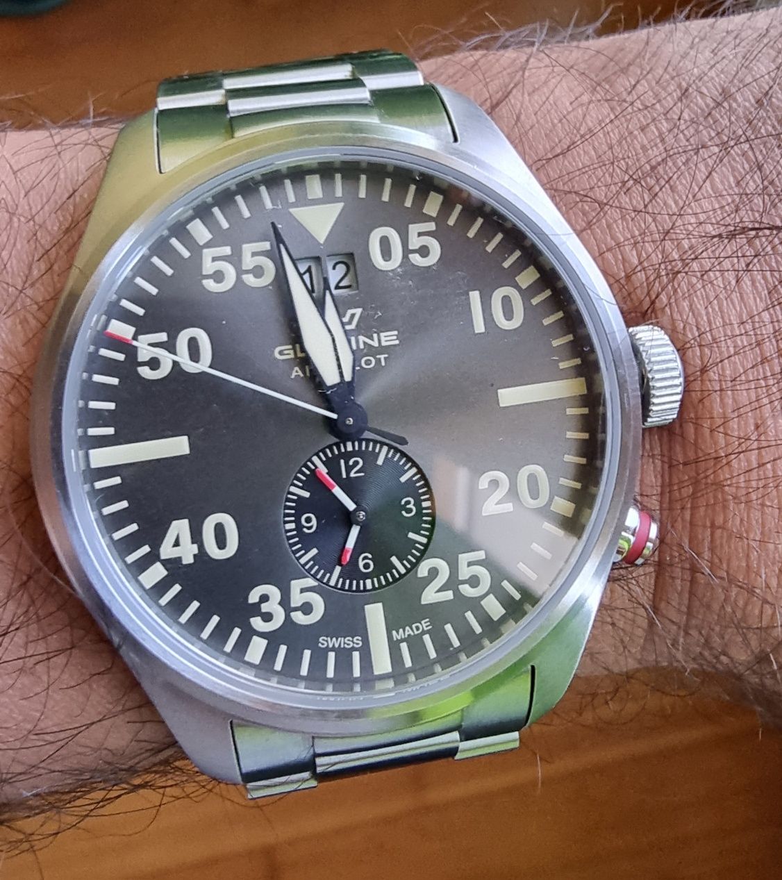 Relógio GLYCINE AIRPILOT dual time