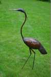 Ptak ogrodowy metalowy rzeźba dekoracja ogrodowa 110 cm