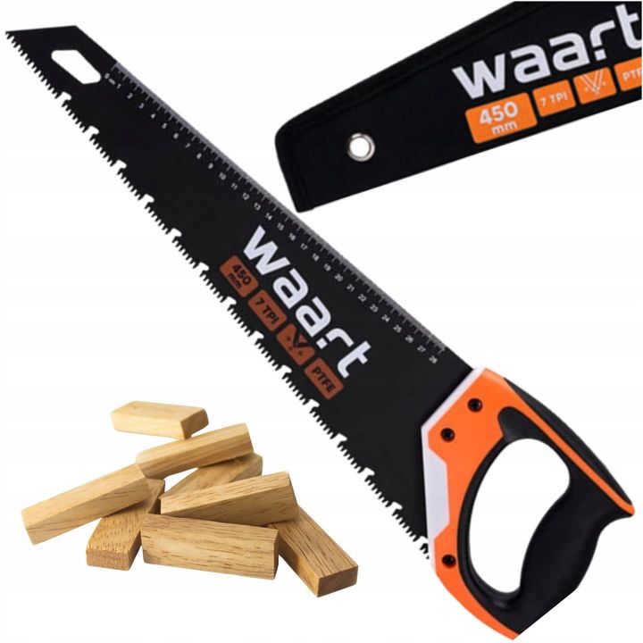 Piła Płatnica Piłka Ręczna Teflonowa Do Drewna 450 Mm + Pokrowiec Waar