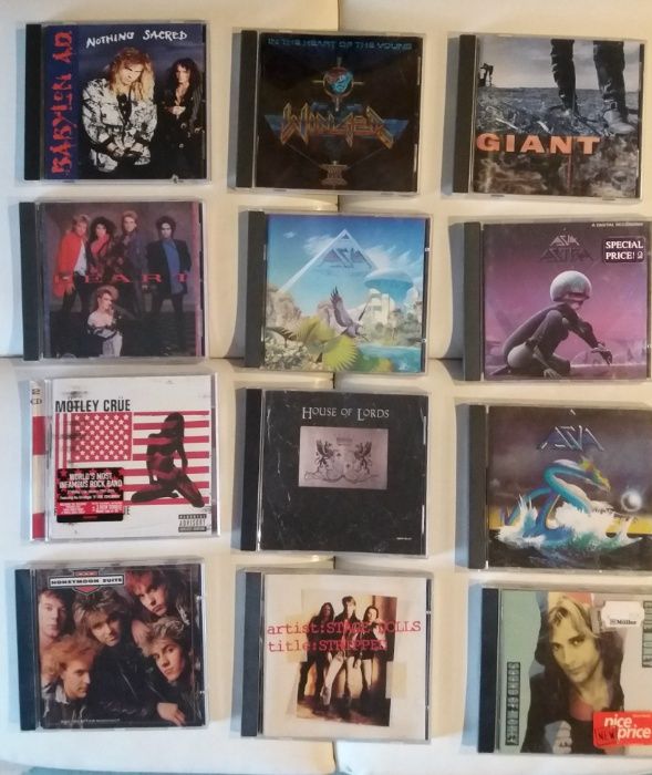 Lote de Cds de HARD ROCK