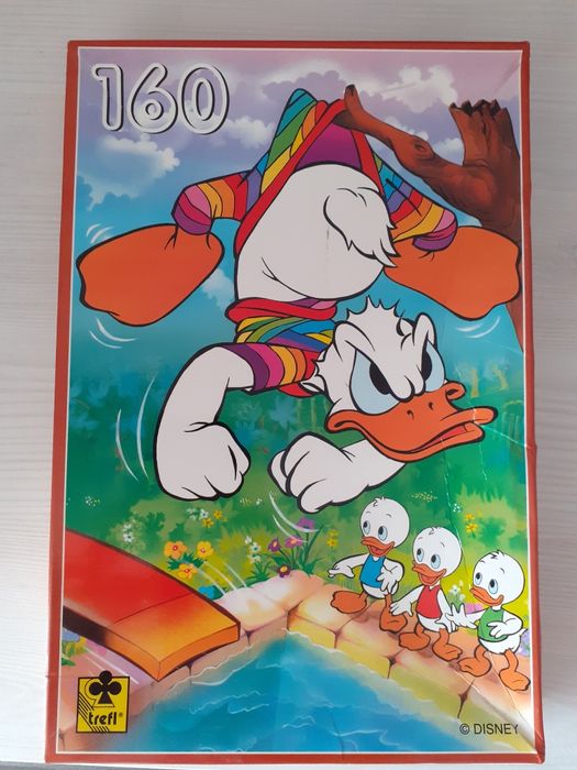 Puzzle firmy Trefl Disney Kaczor Donald 160 elementów kompletne