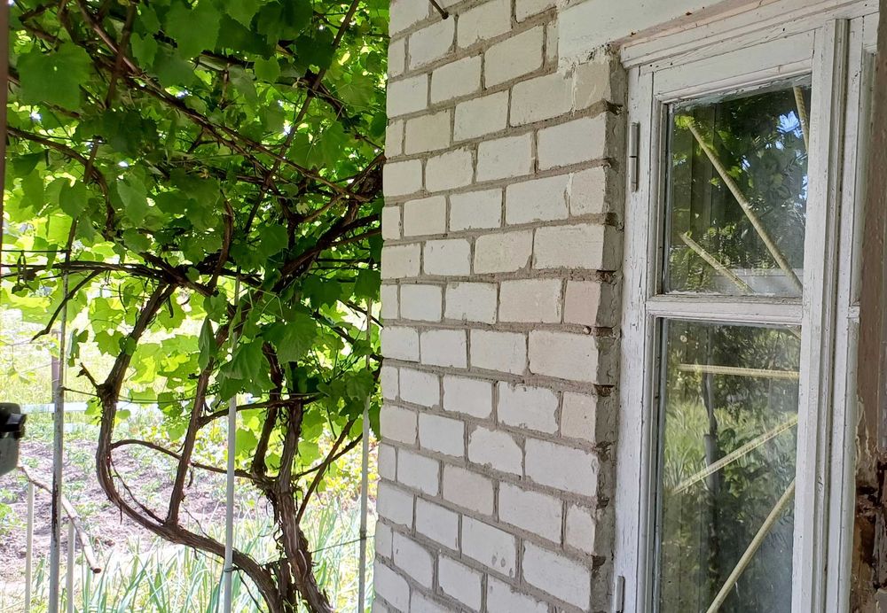 Терміново продам цегляний дачний будинок з гаражем і садом