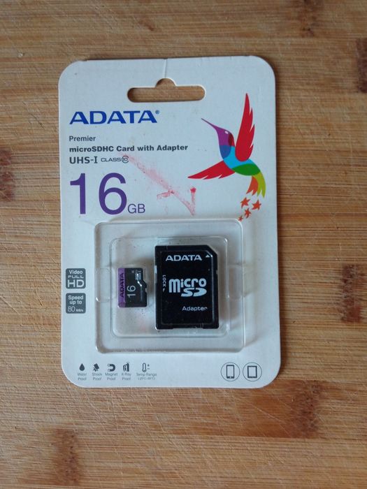 Karta pamięci ADATA 16GB SDHC UHS-1 Class 10