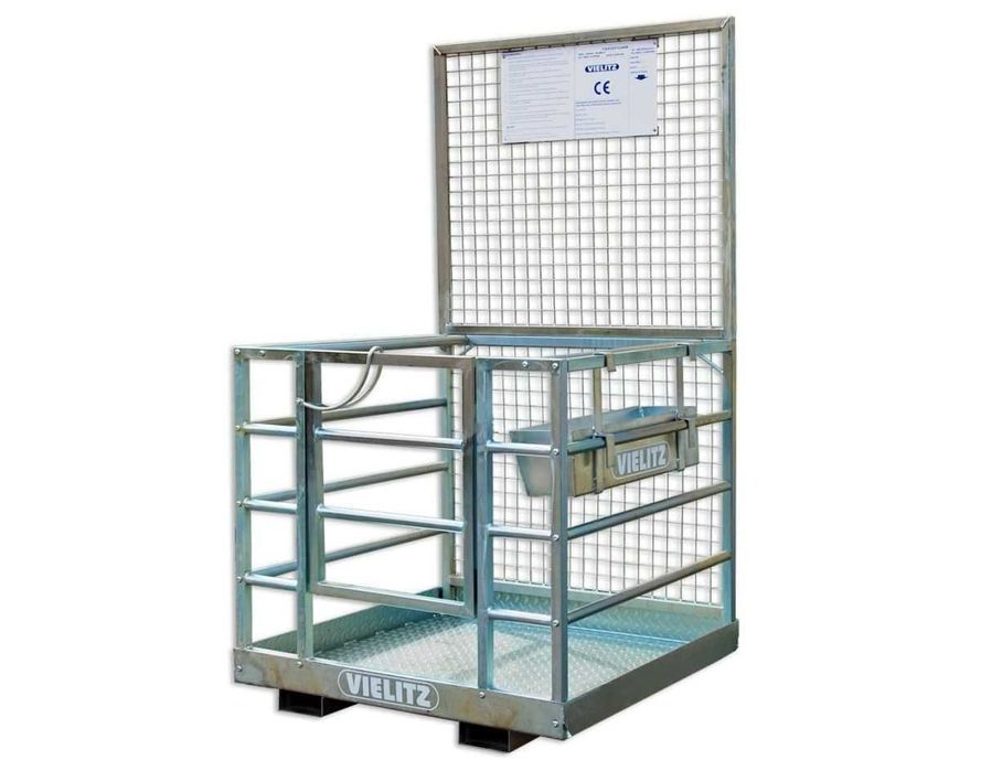 Kosz platforma roboczy Ładowarki Wózka widłowego VIELITZ 300 kg 2 osob