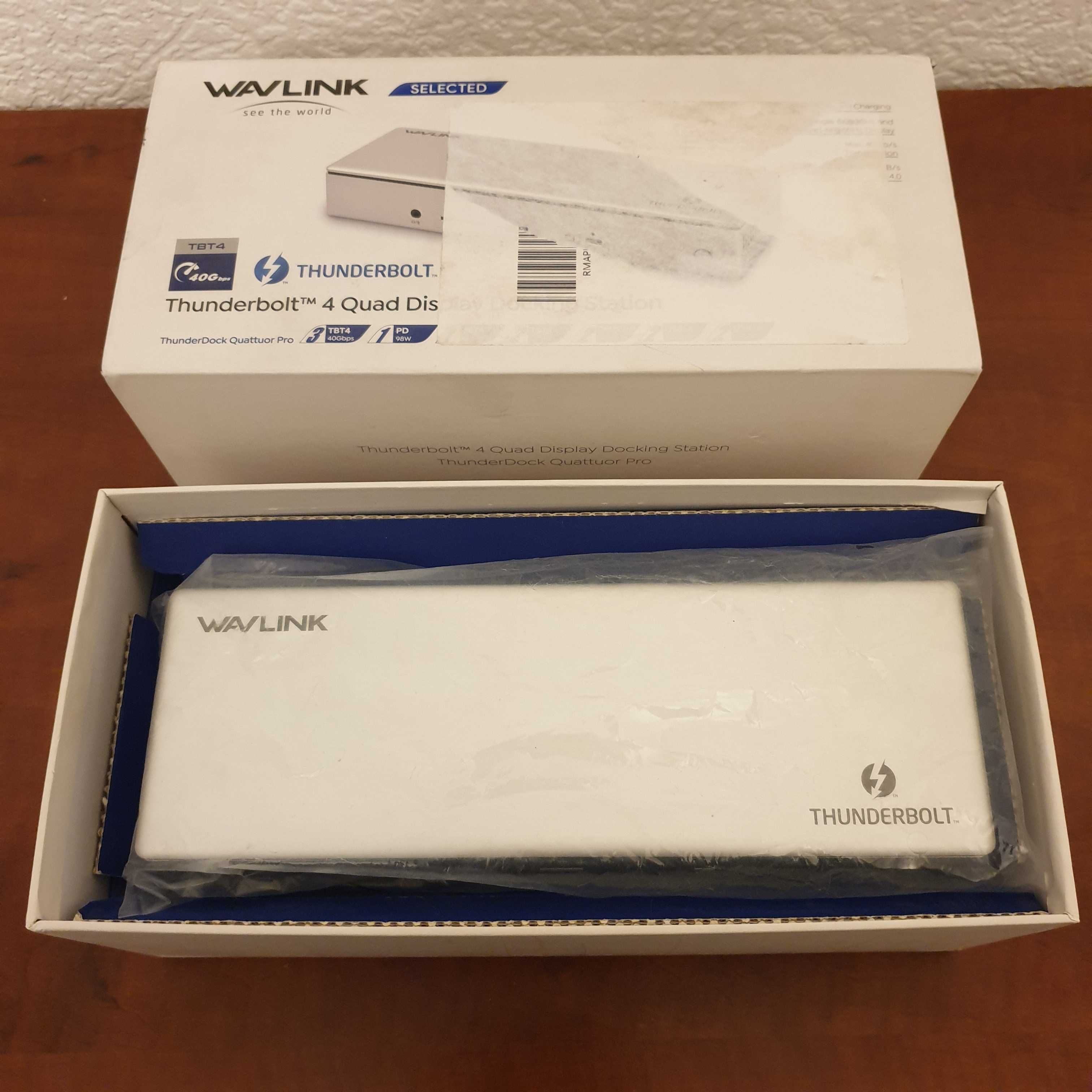 Stacja dokująca Thunderbolt 4  200W Wavlink Quad Display WL-UTD41-PRO