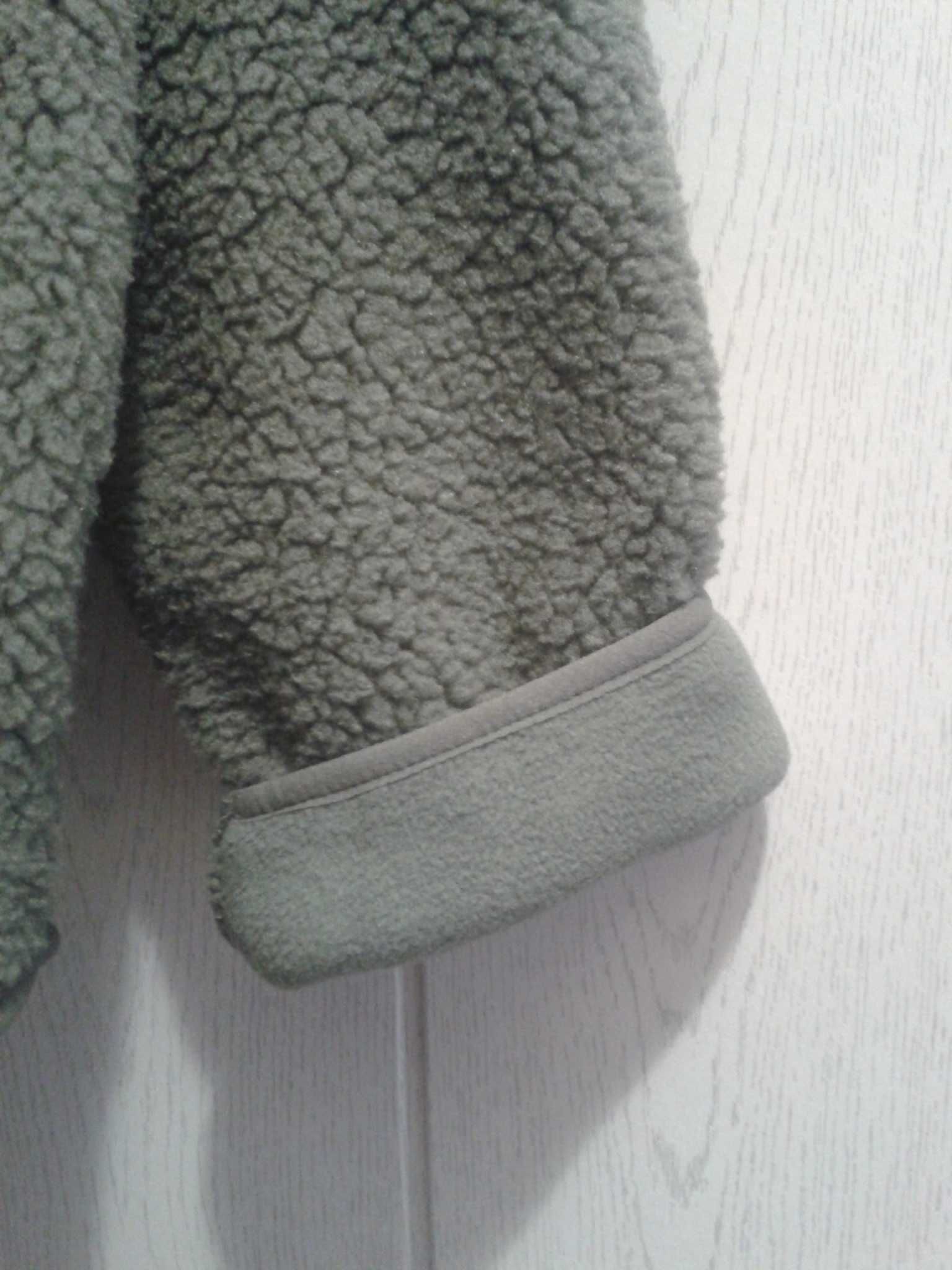Bluza męska POLAR SHERPA gruba ciepła miękka na zamek z kieszeniami L