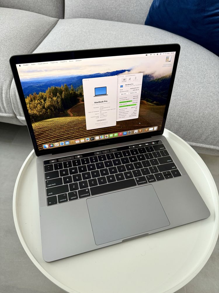 MacBook Pro 2019 13 i5 / 8GB /512 GB/ Touch Bar / 93% АКБ