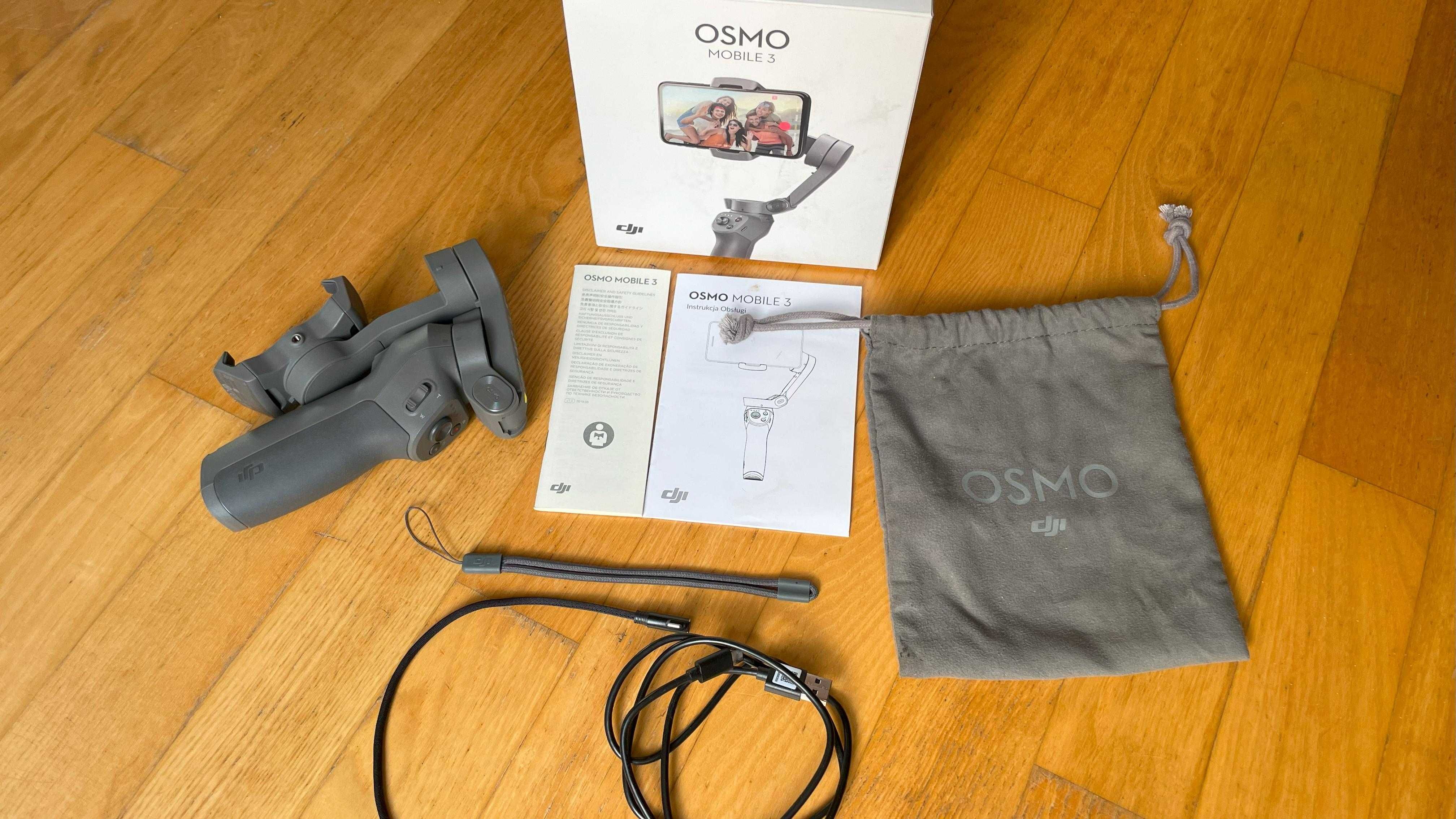 Nagrywaj jak ZAWODOWIEC - GIMBAL DJI OSMO MOBILE 3 w idealnym stanie