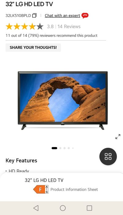 Televisão LG led 32"