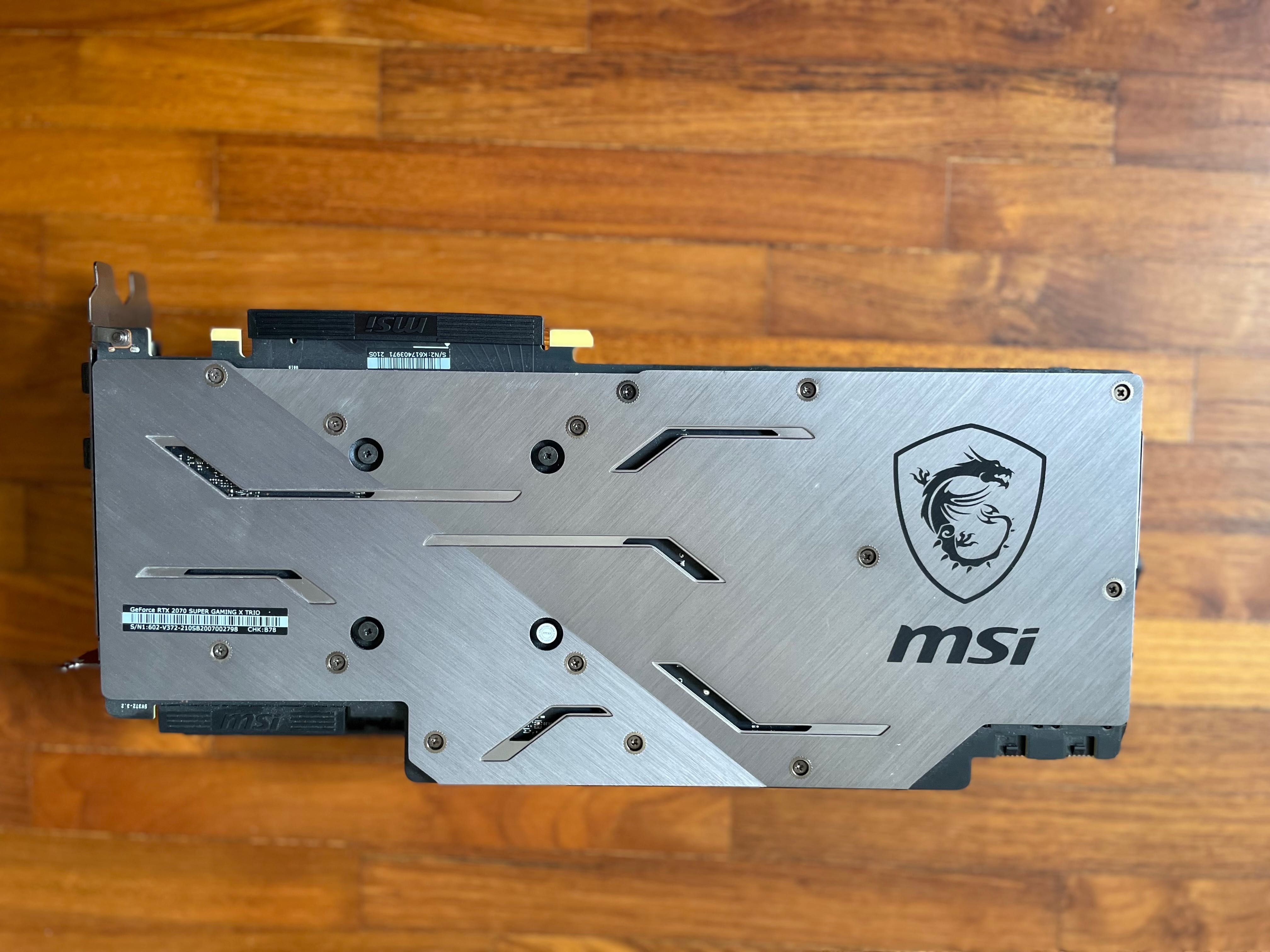 MSI GeForce RTX 2070 SUPER – 8GB GDDR6, stan idealny