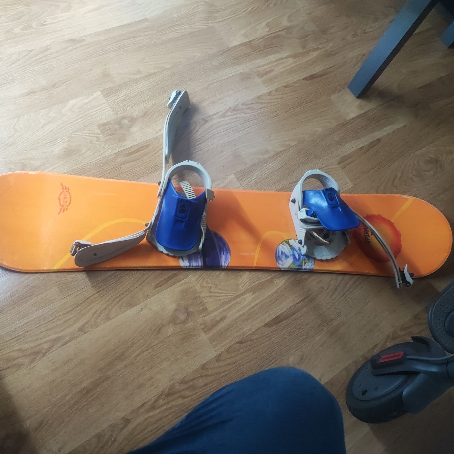 Deska snowboardowa z wiązaniami 125 cm