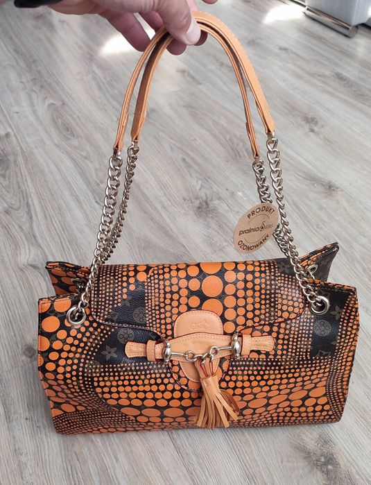 Torebka Asile "Louis Vuitton Limited Infinity Dots Yayoi Kusama Orange