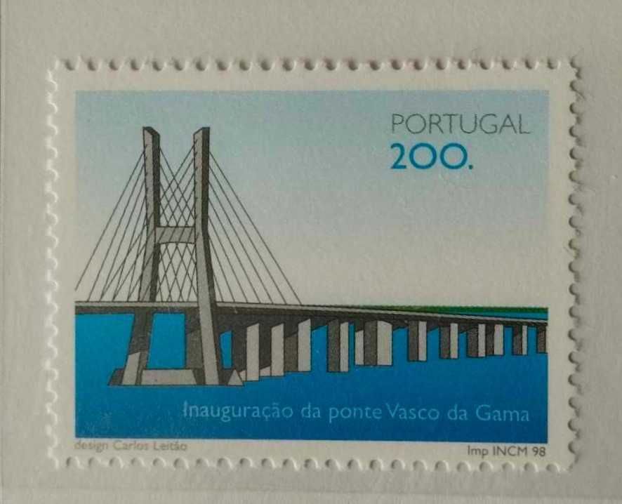 Série Selos da Inauguração da Ponte Vasco da Gama - 1998