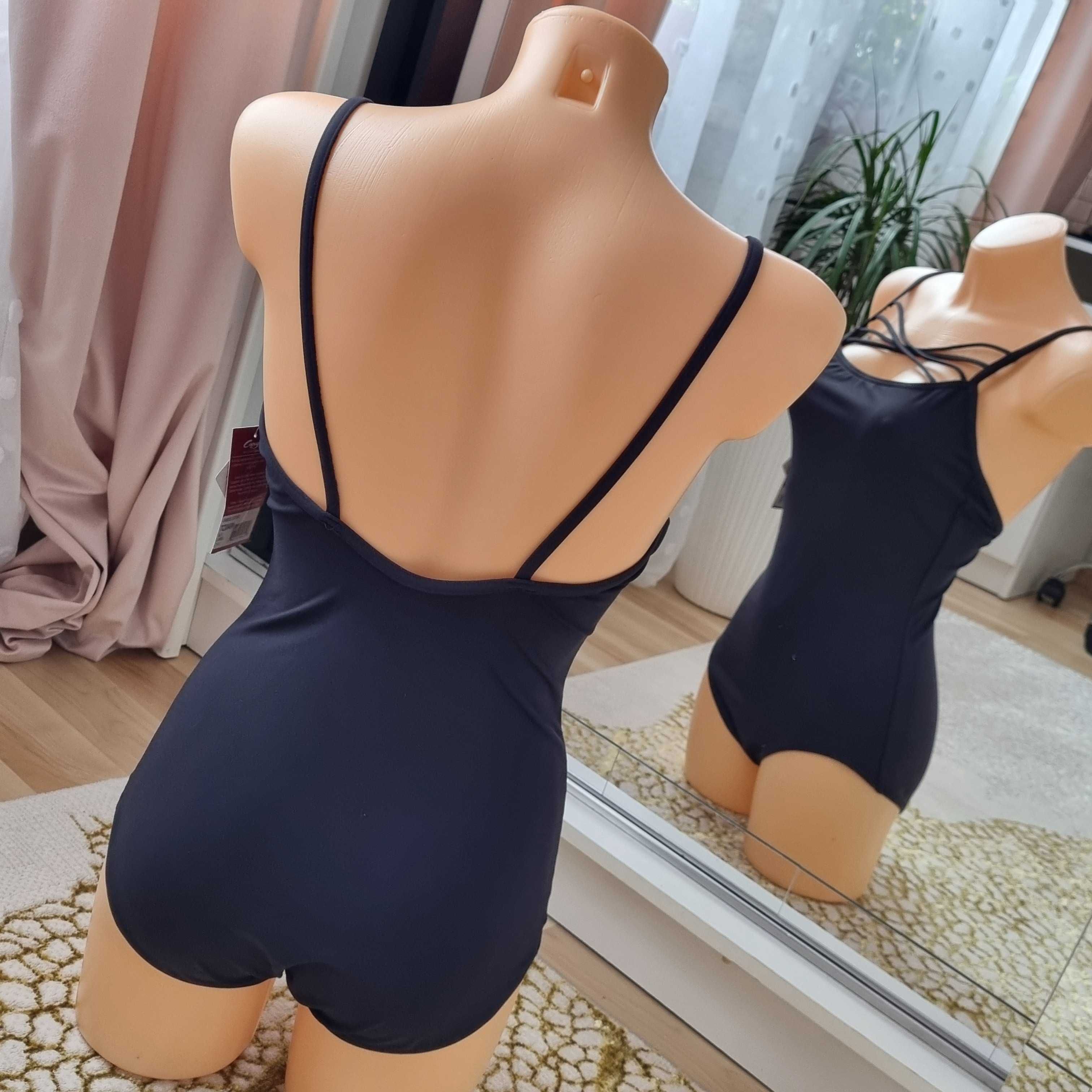 Trykot body damskie Capezio nowe do tańca baletu jogi gimnastyki r. L