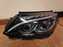 Farol Mercedes classe C w205 ótica óptica Led ILS  light system