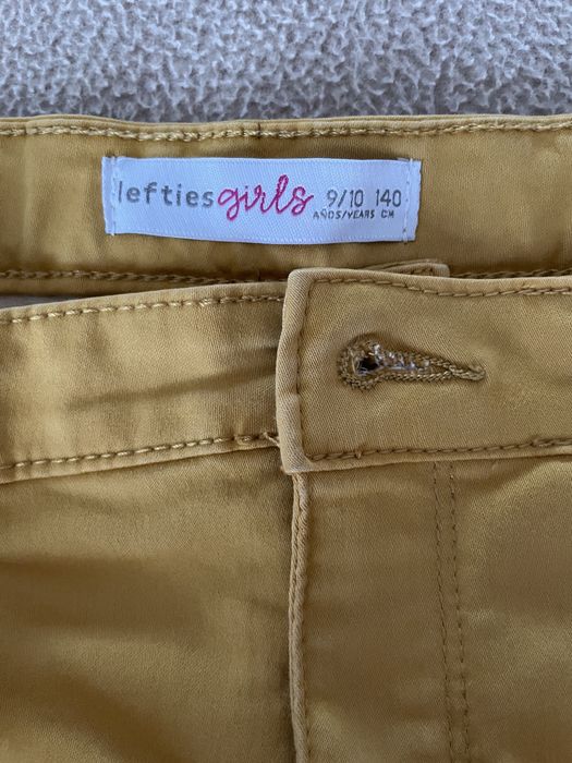 Calças amarelo torrado Lefties 9/10 amos NOVAS