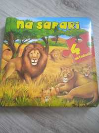 Książeczka z puzzlami na safari