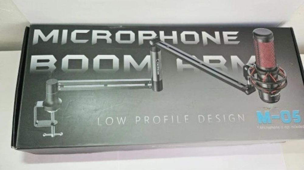 CHENGYAN M-05 Ramię Mikrofonowe LOW PROFILE do Stream/Podcast – NOWE